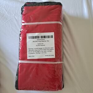 Baleine Wrapping Paper Storage Organizer with‎ Flexible Partitions In Red